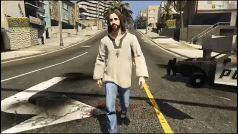 Jesus In GTA in funny gifs