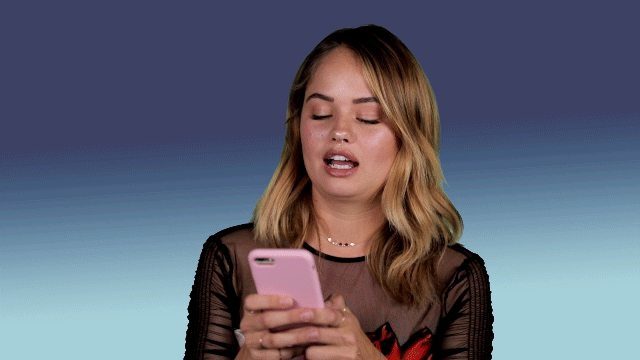 Cell Phone Swipe Left By Debby Ryan Find And Share On Giphy 
