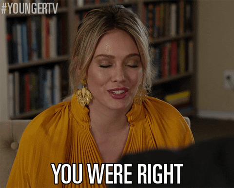 You'Re Right Tv Land GIF by YoungerTV - Find & Share on GIPHY