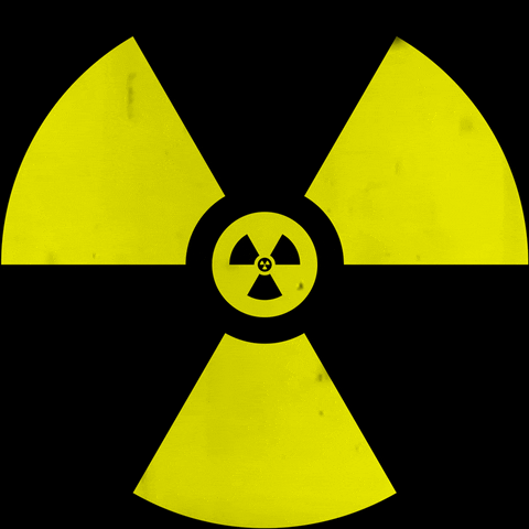 símbolo da radioatividade