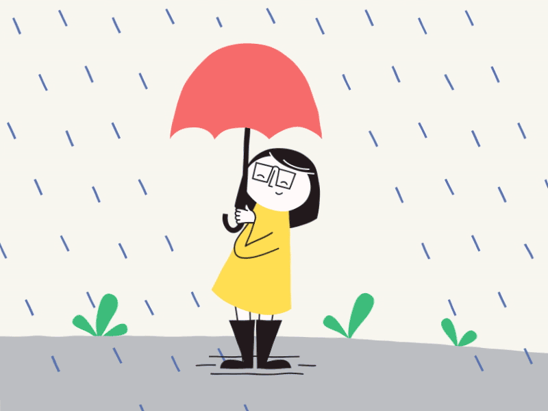 Happy Rain GIF by Ethan Barnowsky Find & Share on GIPHY