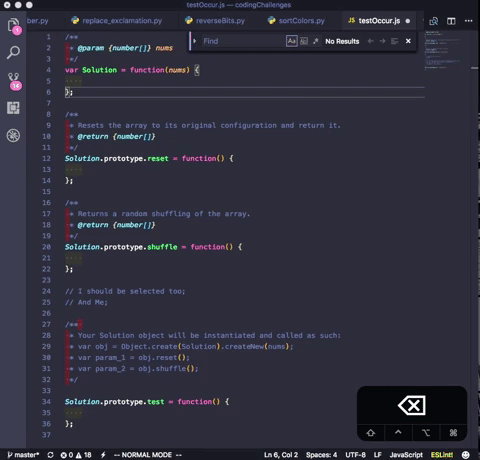 Semicolons selection match
