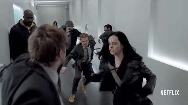 Jessica Jones Fight By Netflix Find And Share On Giphy