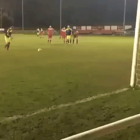 Nice trick in football gifs