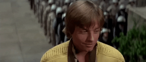 Luke Skywalker Smile GIF by Star Wars - Find & Share on GIPHY
