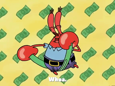 mr krabs millionth dollar