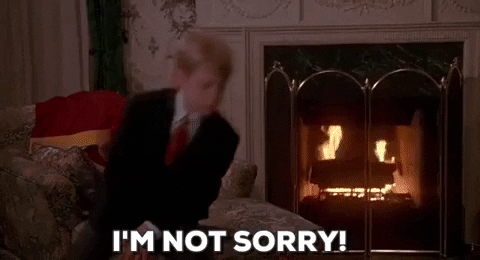 Image result for christmas not sorry gif