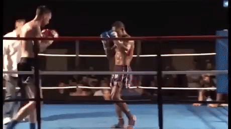 One Round Man in funny gifs