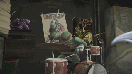 Rock Band GIF by Teenage Mutant Ninja Turtles - Find & Share on GIPHY