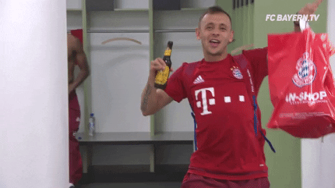 Dance Bier GIF by FC Bayern Munich