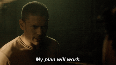"My plan will work" Actor Wentworth Miller looking determined