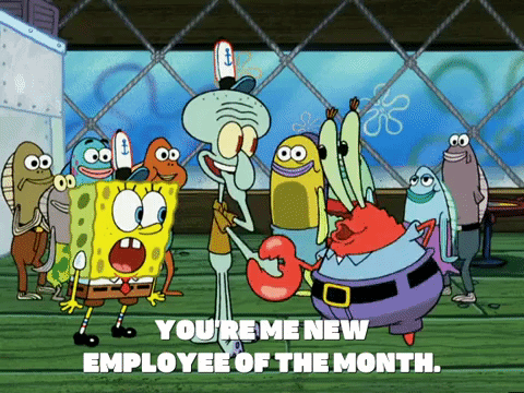 spongebob squarepants employee of the month episode
