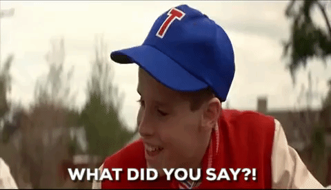 Gif of a boy saying "what did you say?"