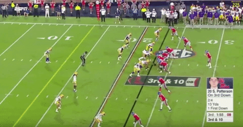 Lsu 4-Man Picks Off Shea Patterson GIFs - Find & Share on GIPHY