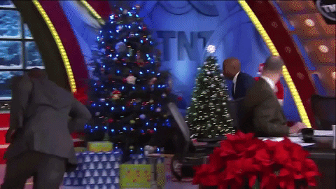 Christmas Tree GIF by NBA on TNT