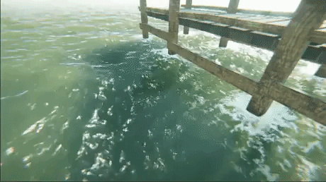 Most Realistic Water In Game in funny gifs