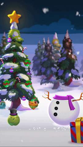 Winter Holidays Dog GIF by King