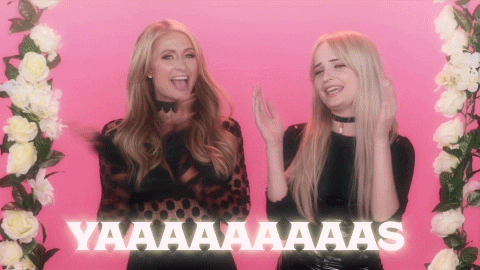 Paris Hilton Yas GIF by Kim and Paris - Find & Share on GIPHY