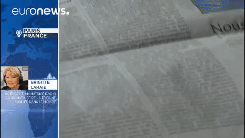 Brigitte Lahaie GIF by euronews - Find & Share on GIPHY