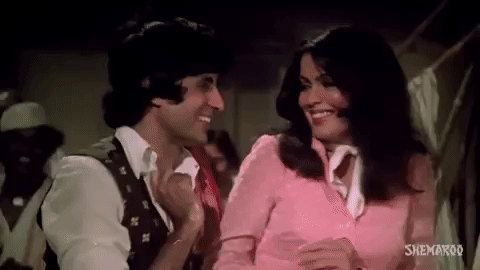 Zeenat Aman and Amitabh Bachchan in Don