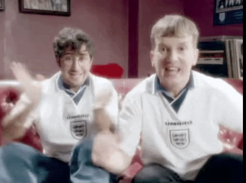 Three Lions Baddiel And Skinner GIF by David - Find & Share on GIPHY