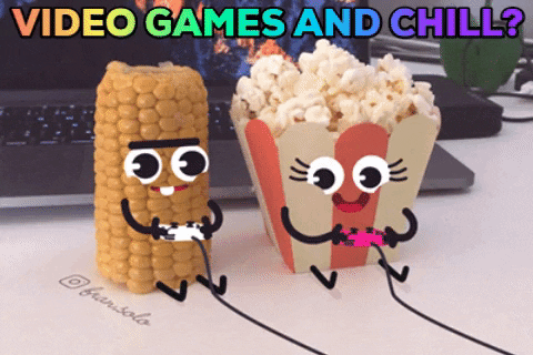 Video Games Chill GIF By Reactionseditor