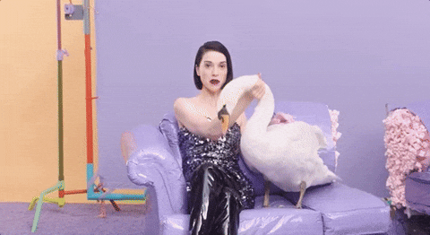 Inflatable swan
