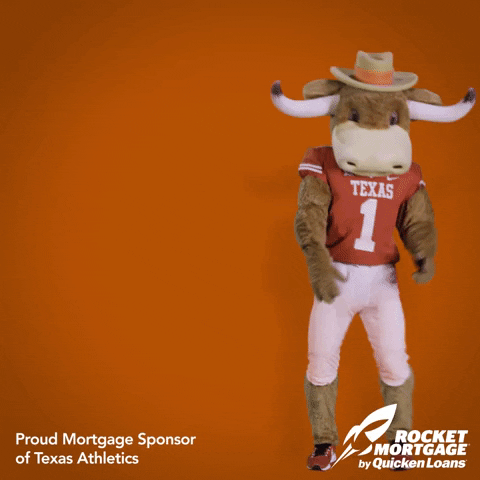 Happy Texas Longhorns GIF by Quicken Loans