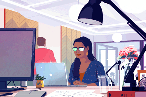 Desk Working GIF by WeWork - Find & Share on GIPHY