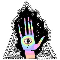 Phazed music dance trippy psychedelic Sticker