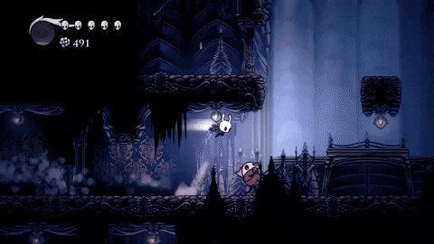 an animated gif of hollow knight