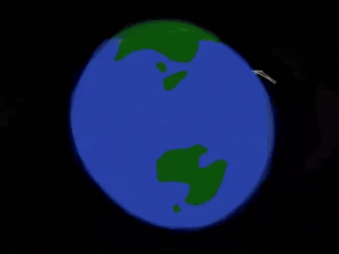 is the earth round or flat gif