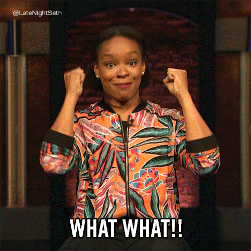 Amber Ruffin What GIF by Late Night with Seth Meyers