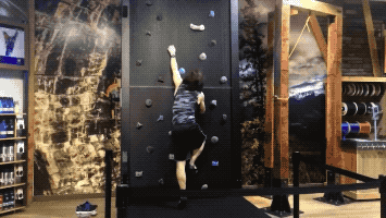 Rock Climbing Treadmill in funny gifs