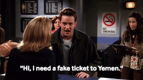 chandler bing janice yemen