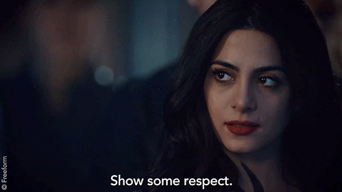 Image result for show some respect gif