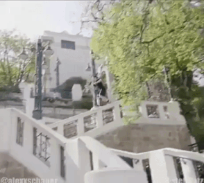 Hardcore Parkour in funny gifs
