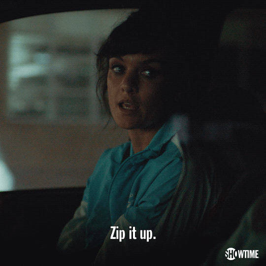 Zip It Frankie Shaw GIF by Showtime Find & Share on GIPHY