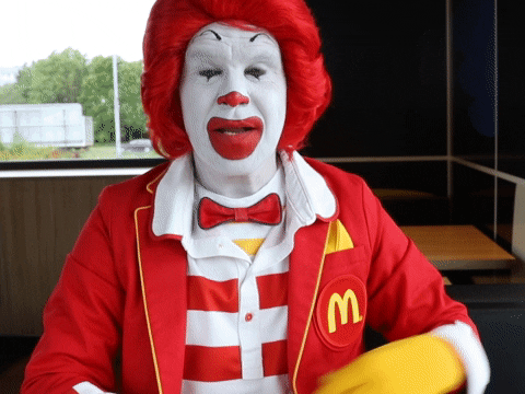 Ronald Mcdonald Party GIF by McDonald's CZ/SK - Find & Share on GIPHY