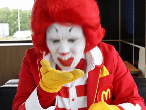 Ronald Mcdonald Love GIF by McDonald's CZ/SK - Find & Share on GIPHY