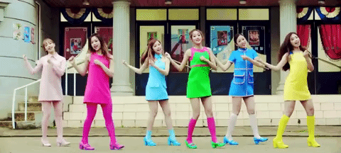 A still from K-pop video