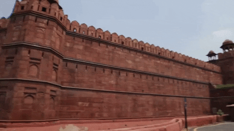 WALLS OF RED FORT