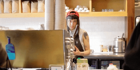 Blue Bottle Barista GIF by Julieee Logan