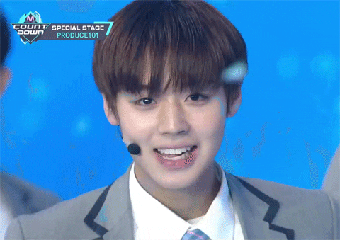 Image result for park ji hoon produce 101 gif