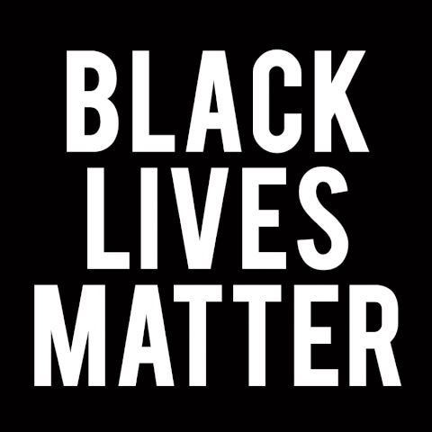 Gif da frase "Black Lives Matter", mas a palavra "Lives" também é trocada por outras, como "Hopes", "Dreams", "People", etc.