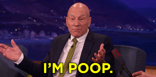 Sir Patrick Stewart Emoji GIF by Team Coco
