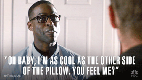 Im As Cool As The Other Side Of The Pillow Gifs Get The Best Gif