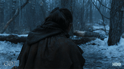 Scared Arya Stark GIF by Game of Thrones - Find & Share on GIPHY