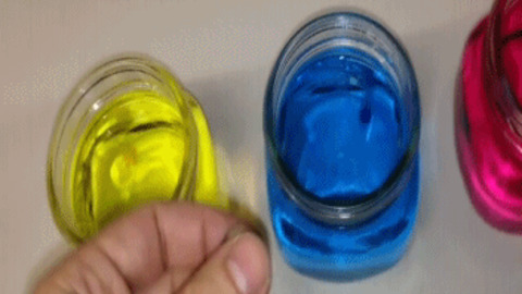 Hydrogel beads and colored water best Gif