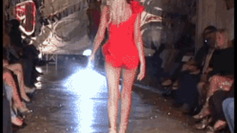 Catwalk Failure funny Gif